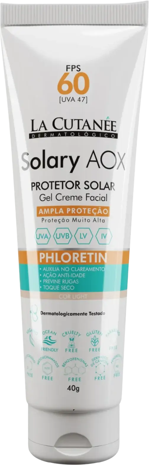 Solary AOX FPS 60 (Protetor Solar) - Com Cor